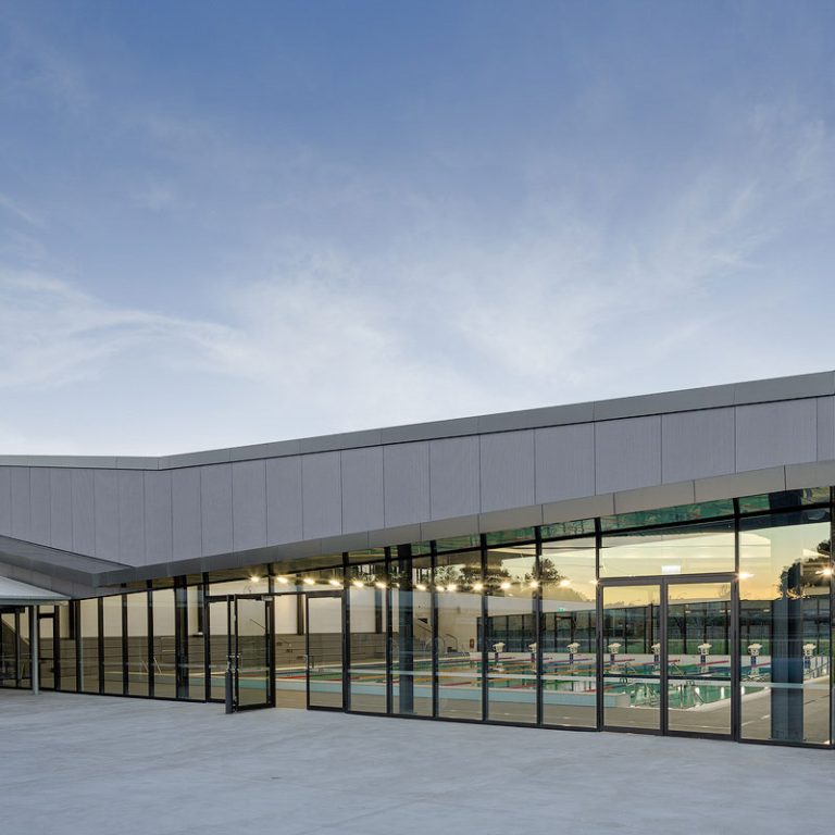 Outside view of the entrance of building